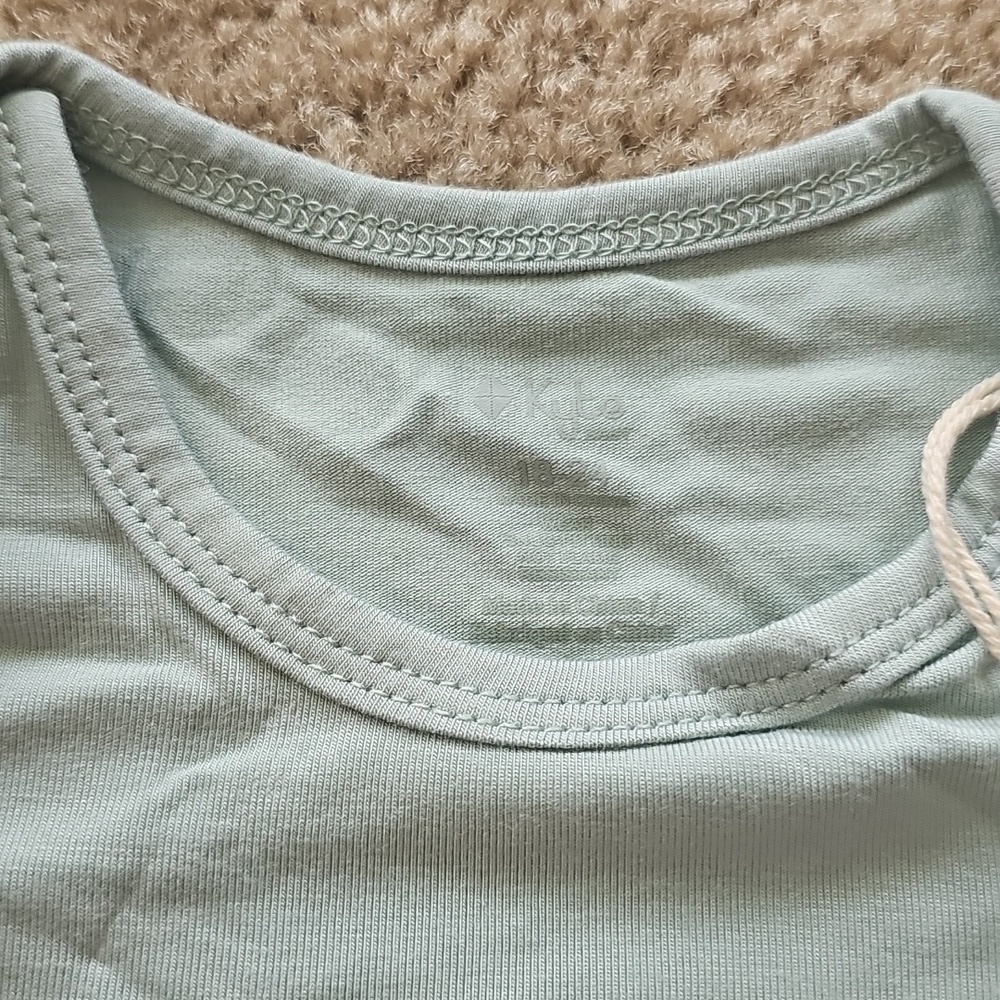 Kyte Baby Bodysuit Long Sleeve Sage 18-24 Months Bamboo - Picture 2 of 3